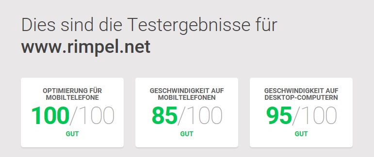 Mobile Website Test rimpel.net